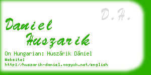 daniel huszarik business card